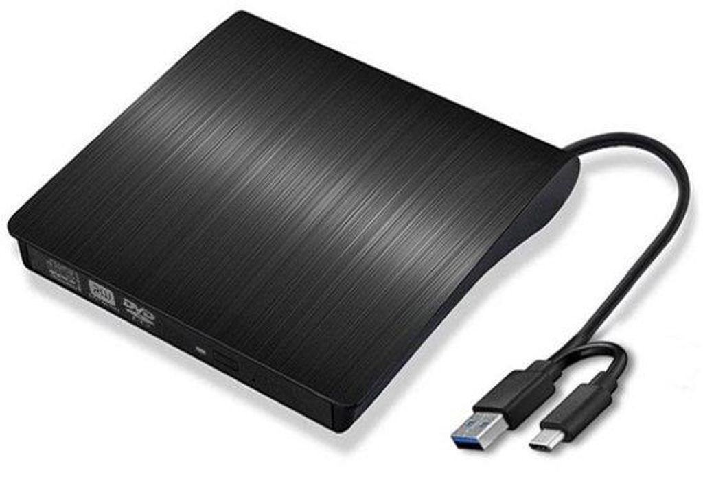 Externe 3D-brander, 50GB schijflees-/schrijfstation, draagbaar, zwart, dubbele USB 3.0 + Type-C