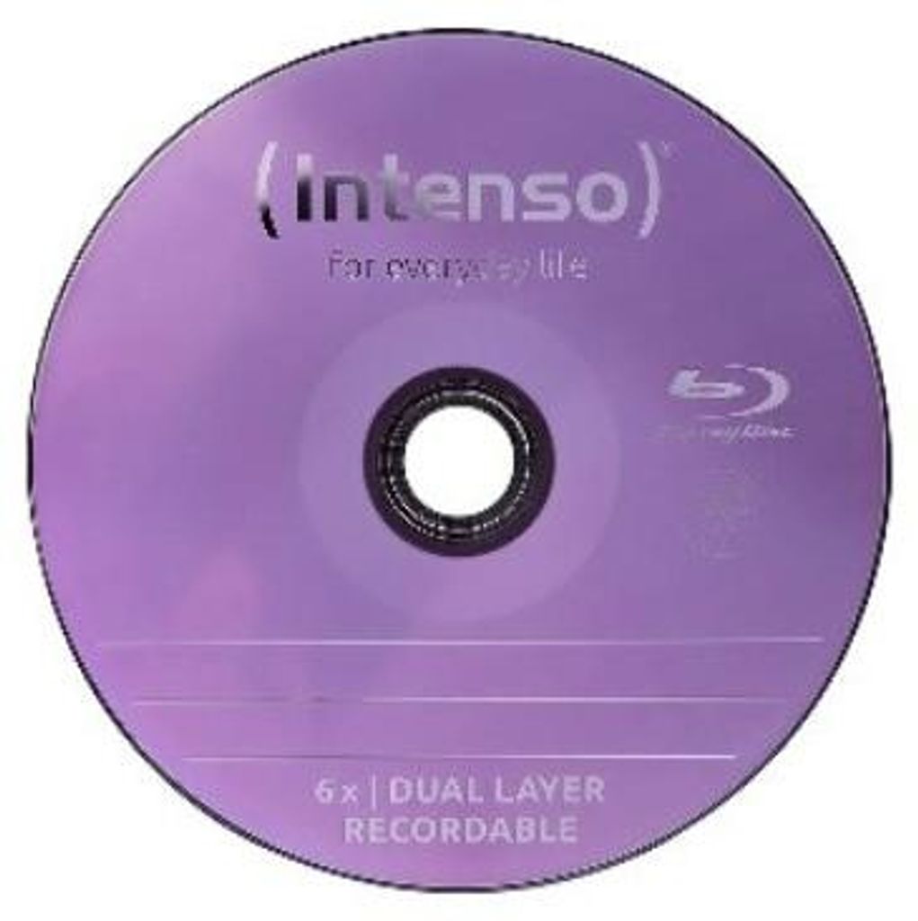 Intenso 5001115 Intenso Blu-ray BD-R 25 GB, 50 St. Productafbeelding 