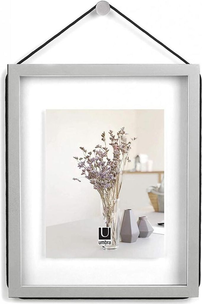 Umbra Corda 311201-918 Fotorahmen, 27,9 x 35,6 cm, 20,3 x 25,4 cm, Grau Bilderrahmen