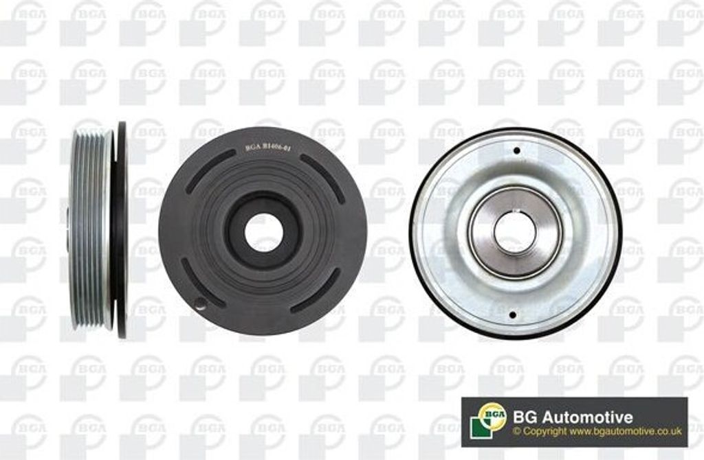 BGA DP1144 Riemenscheibe Kurbelwelle für OPEL Vivaro A Kastenwagen (X83)