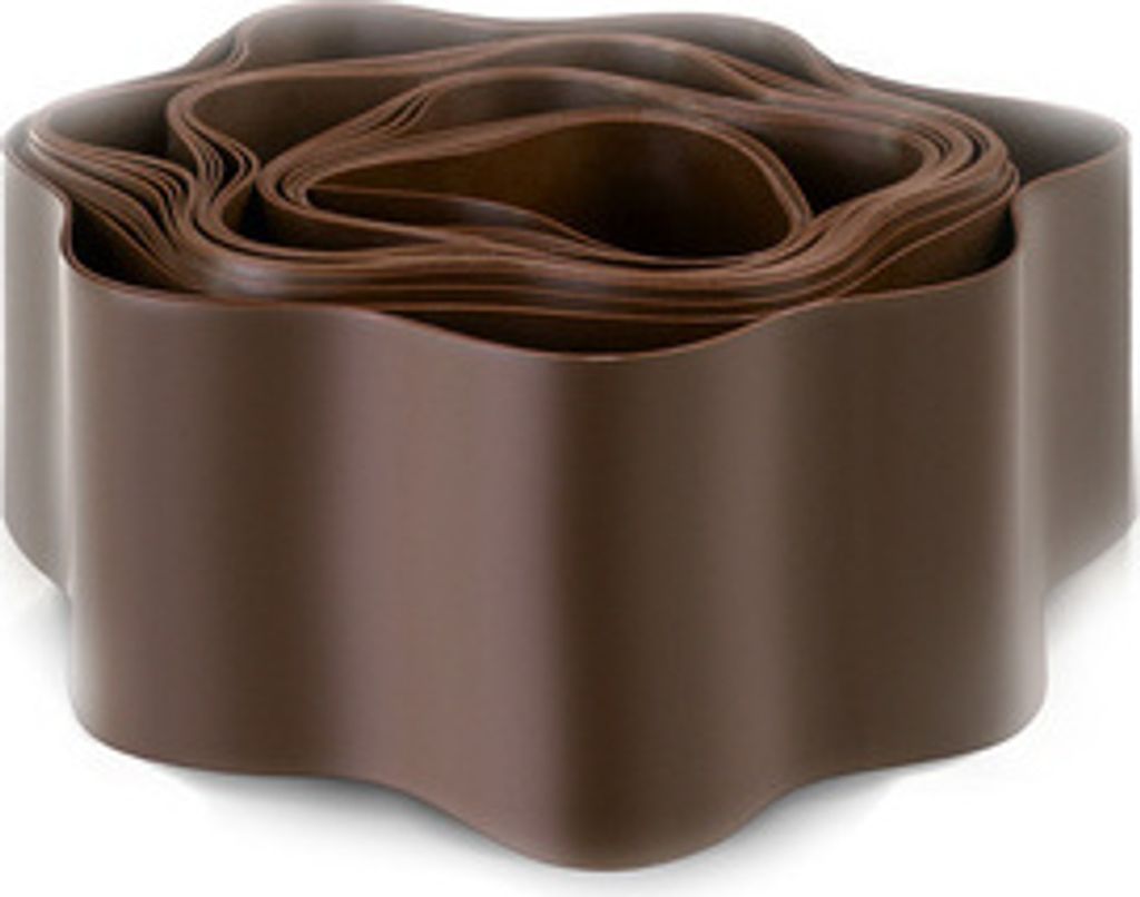 Rasenkantenstecher Rasenkante Rasentrimmer Rasenmäher Rasenborde 9m Höhe 10cm BRAUN 9m