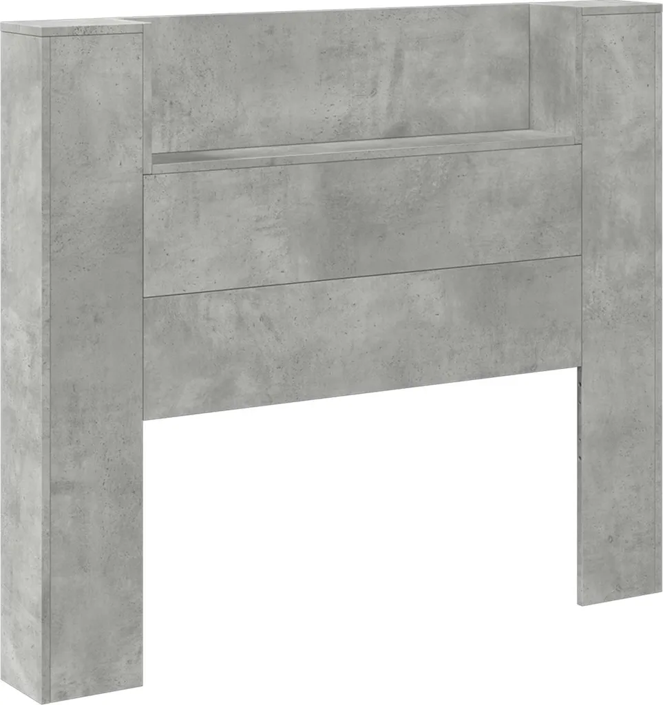 Testiera Letto 120 cm Grigio Cemento - Soluzione Arredo Piazza e Mezza