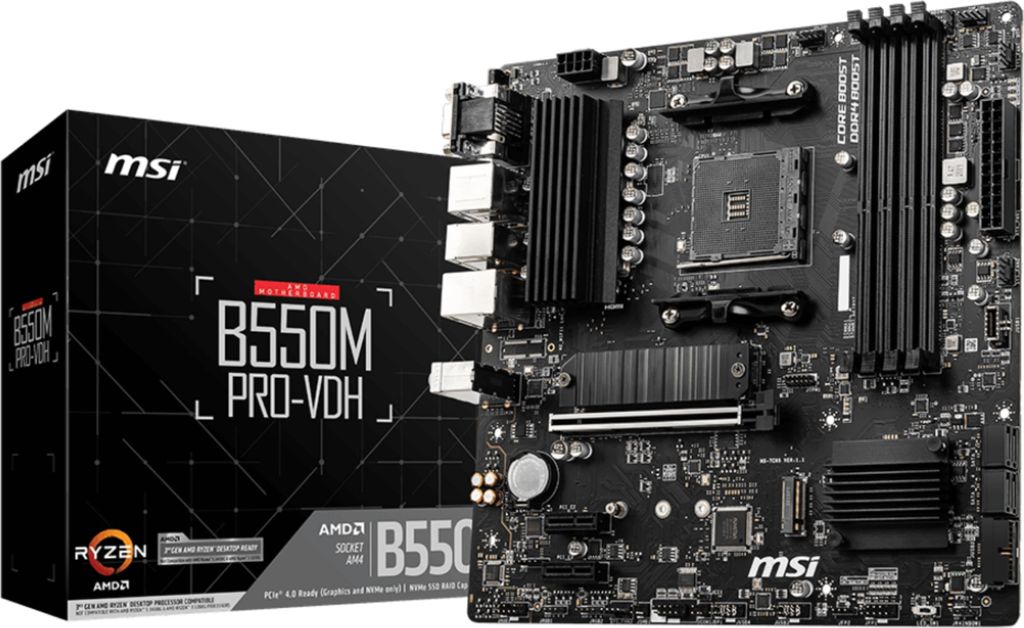 MSI B550M Pro-VDH                    (B550,AM4,mATX,AMD) Obrázok produktu 