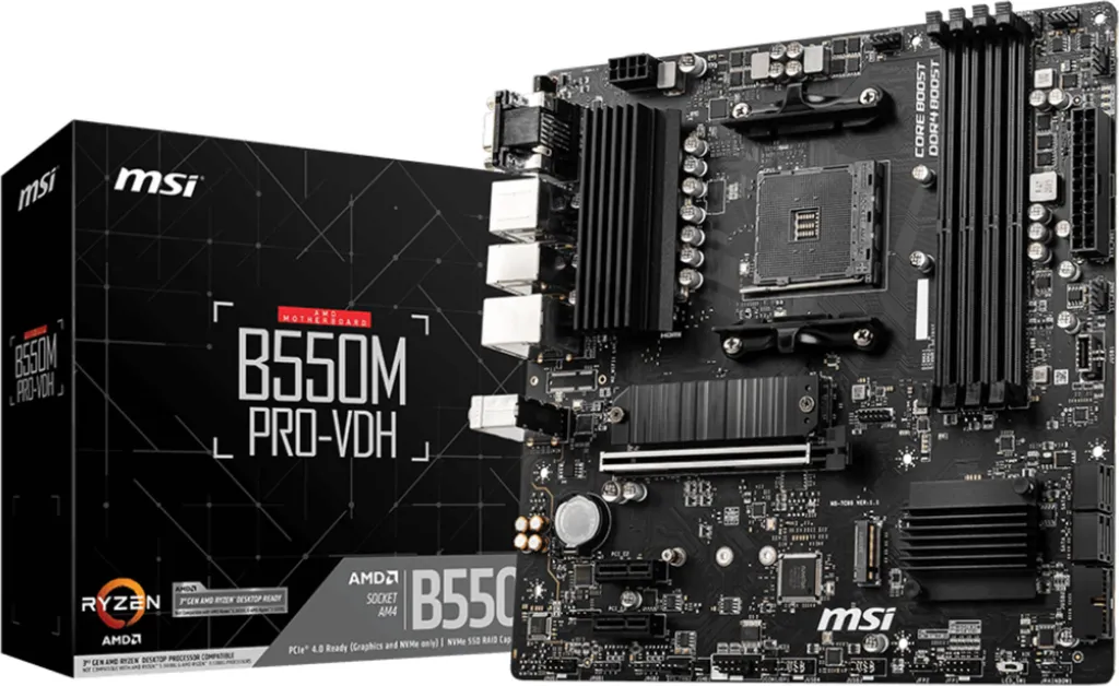 Assembla il tuo PC con MSI B550M PRO-VDH: Supporto Ryzen 5000 Ready