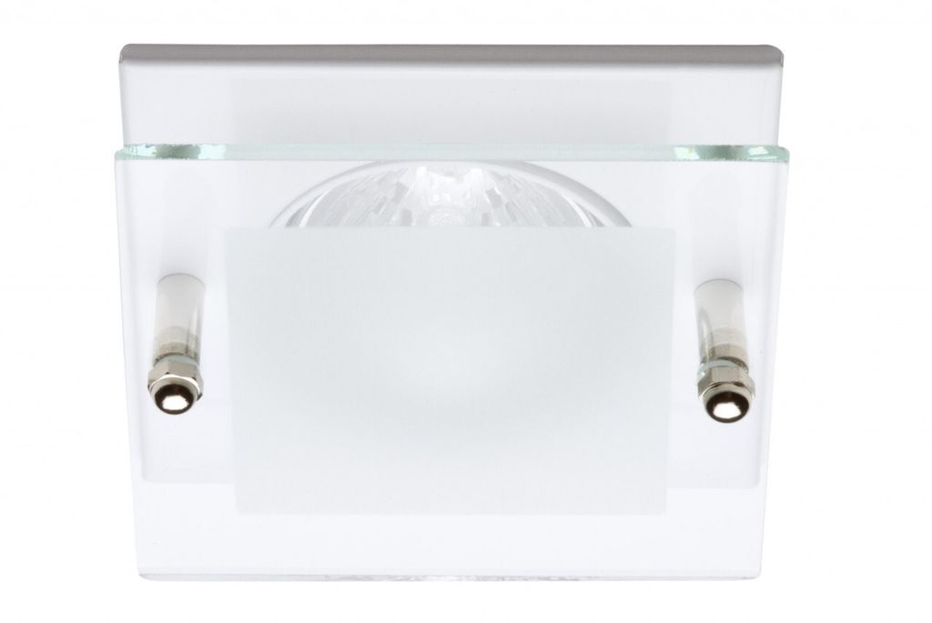 C-Light LED Spot 4-Eck mit Glas weiss 12V 3W neutralweiss