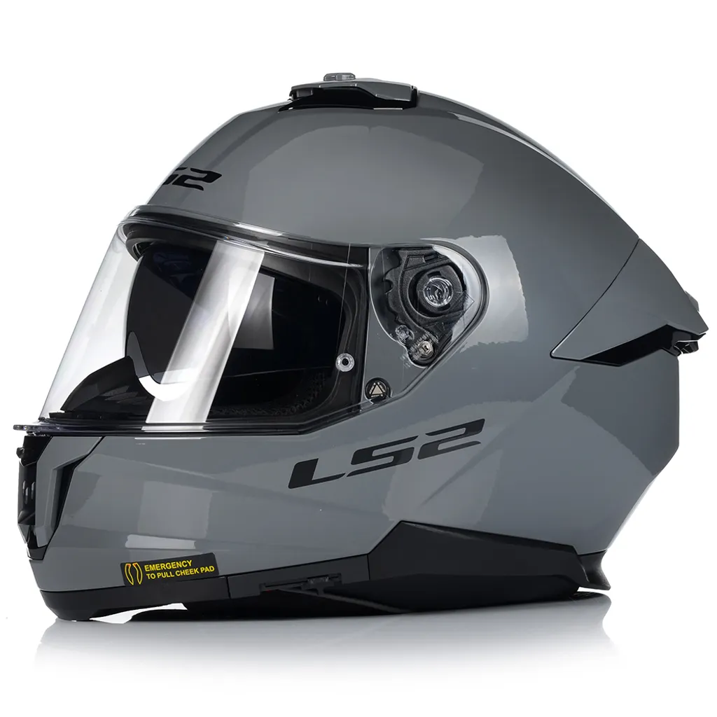 Casque Intégral LS2 FF808 STREAM II Solid Gris Nardo Brillant Taille M - 3