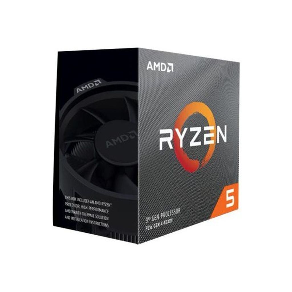 AMD Ryzen 5 3600X Box AM4 Wraith Spire cooler Produktbild 