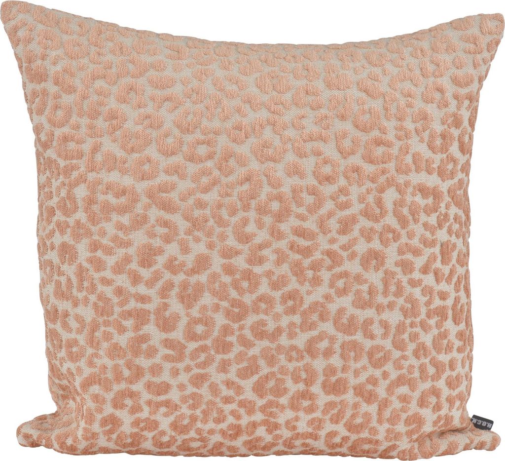 H.O.C.K. Tamaro Rückenkissen 60x60cm salmon powder Leo-Muster