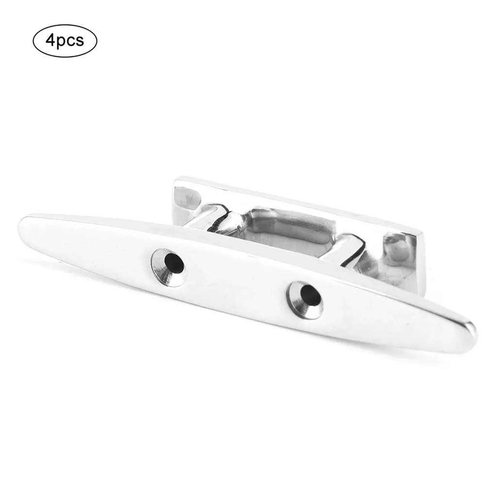 Set 4 Gallocce Ormeggio 100mm Acciaio Inox 3.9" | Nautica Professionale - 2