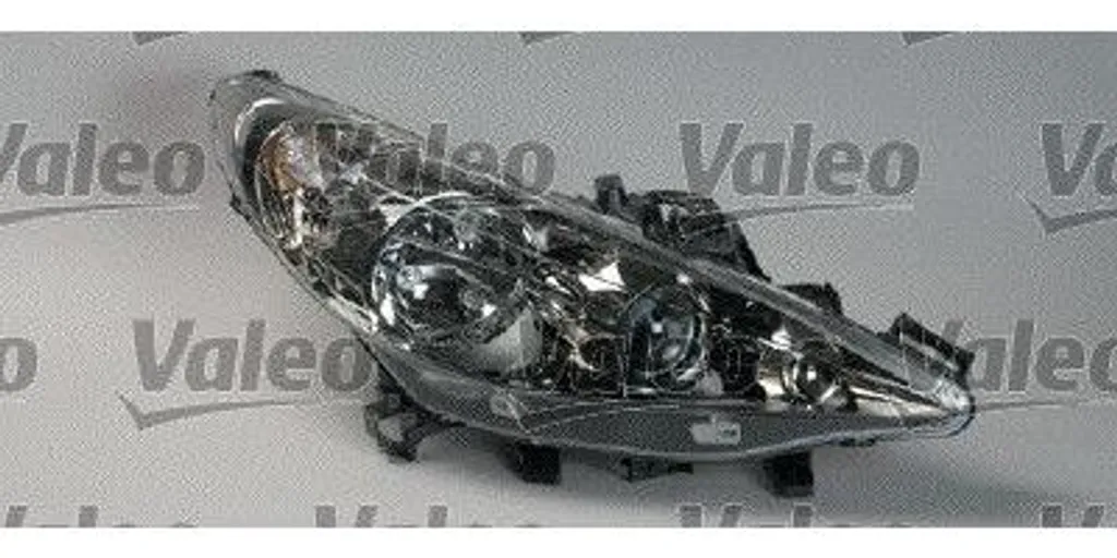 Optique de phare avant VALEO 043630 pour Peugeot 207 - Qualité OE