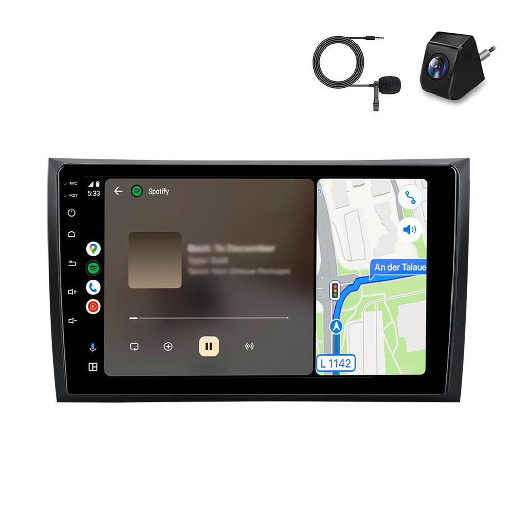 Android Radio geeignet für Suzuki SX4 2006–2014 CarPlay Android Auto Navi Bluetooth DAB+ Rückfahrkamera 9 Zoll 64GB