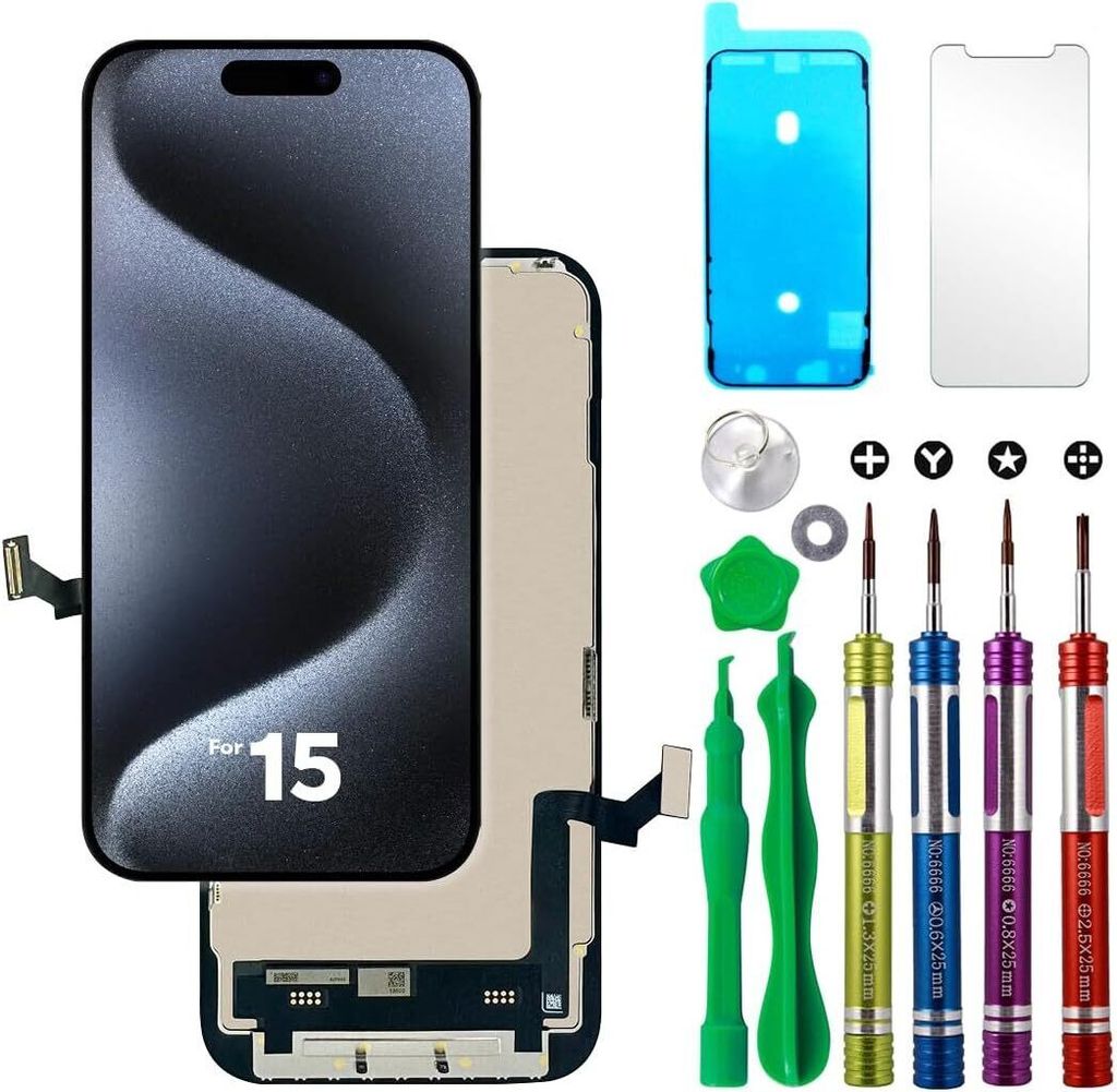 Für Apple iPhone 15 6.1 Zoll Display Full LCD Einheit Touch Produktbild 