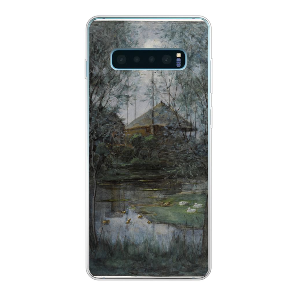 MuchoWow Handyhülle Schutzhülle Hülle für Samsung Galaxy S10 Lite Heuhaufen - Piet Mondrian Silikon Softcase Handy Hülle - Schutz