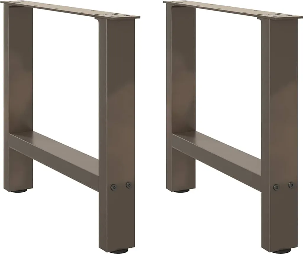 Offerta Set 2 Gambe Tavolino Acciaio 60x42 cm - Prezzo Stock Online
