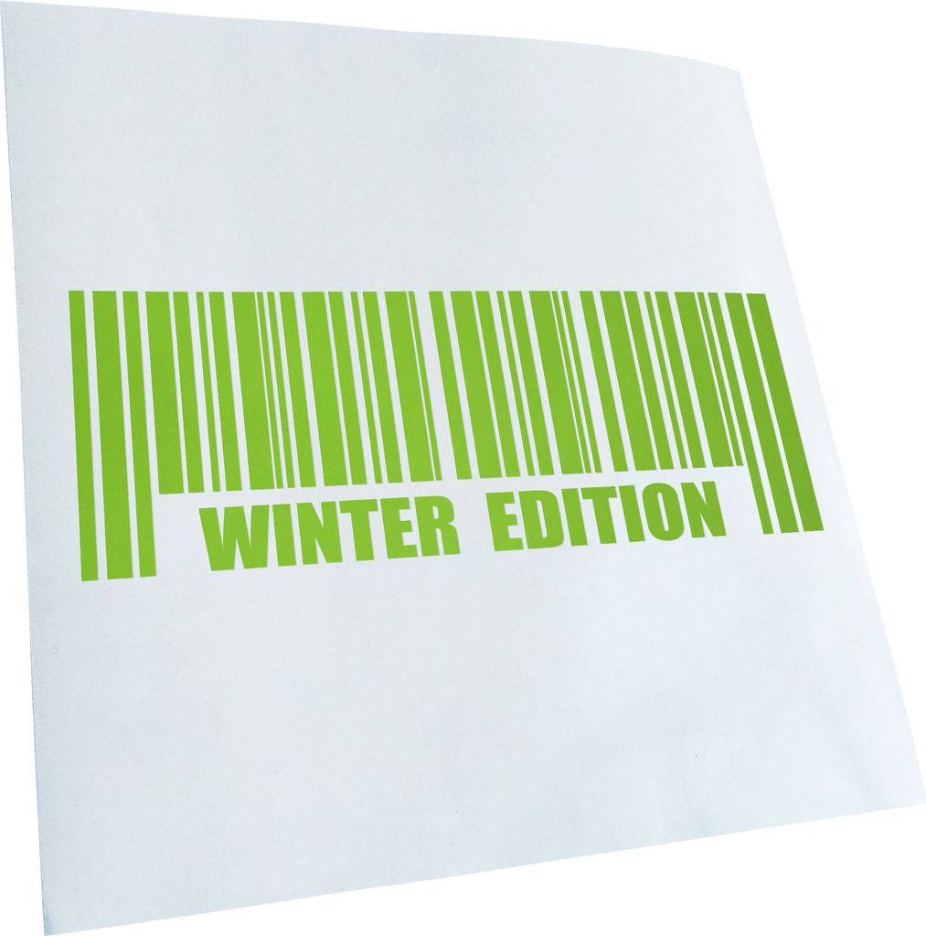 Kiwistar - Autoaufkleber - Winter Edition V2 - Lichtblau - 20x7cm - Aufkleber für Auto, Laptop, Fahrrad, LKW, Motorrad mehrfarbig JDM Decal Racing