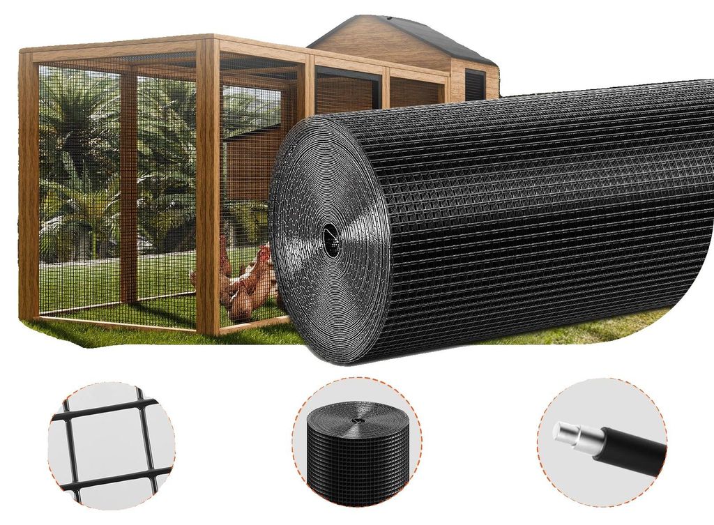Grillage VEVOR 910 x 15240 mm grillage galvanisé 19 Gauge Image du produit 