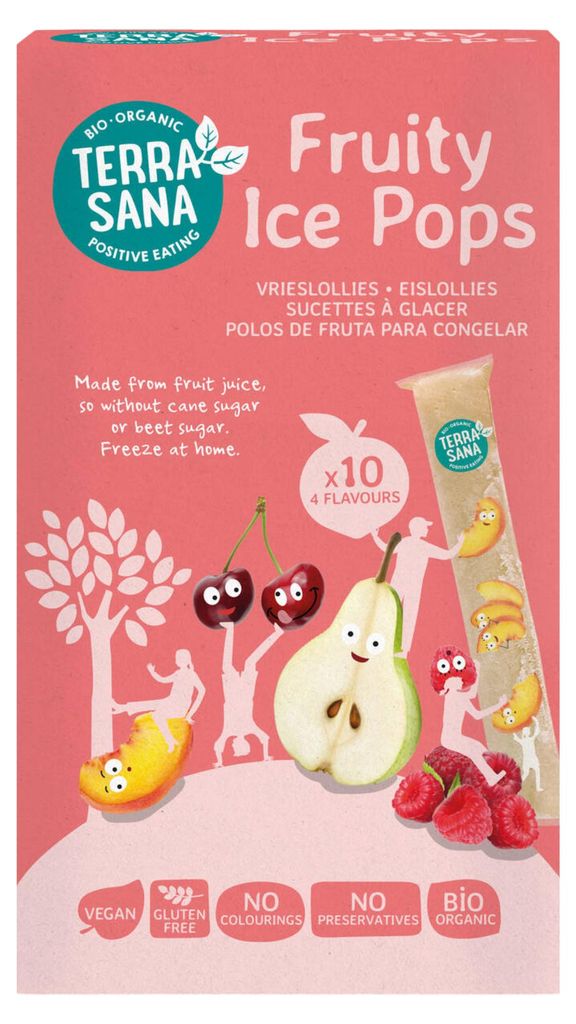 Terrasana Wassereis Eislollies Frucht 1 Karton Imagen del producto 