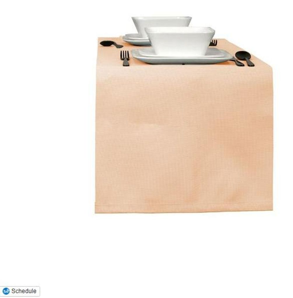 Outdoor Tischläufer Struktur uni orange wasserabweisend 40x145