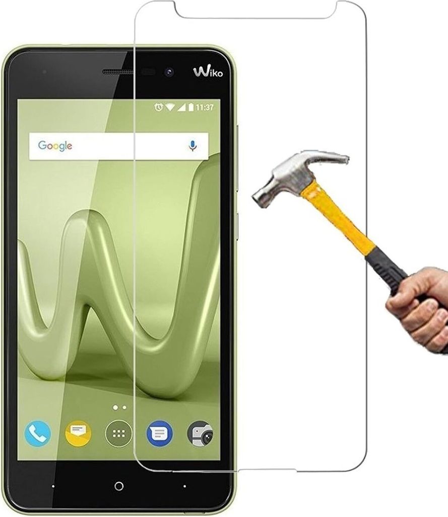 ino Schutzglas kompatibel mit Wiko Robby Panzerglas Schutz Panzer Displayschutzglas Glas Displayglas 9H Schutz