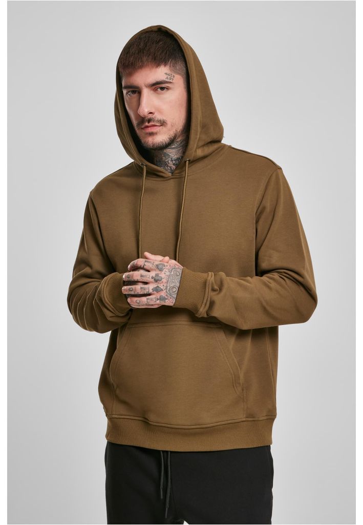 Urban Classics TB3488 | Basic Terry Hoody Kapuzenpuli Herren - Farbe: summerolive - Größe: S
