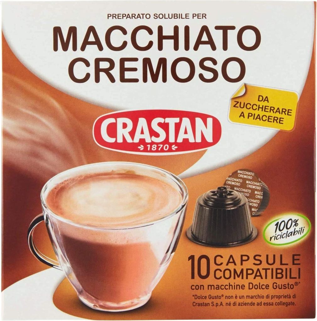 60x Crastan caffè macchiato cremoso Dolce e gusto pads Kapseln KAFFEEKAPSELN