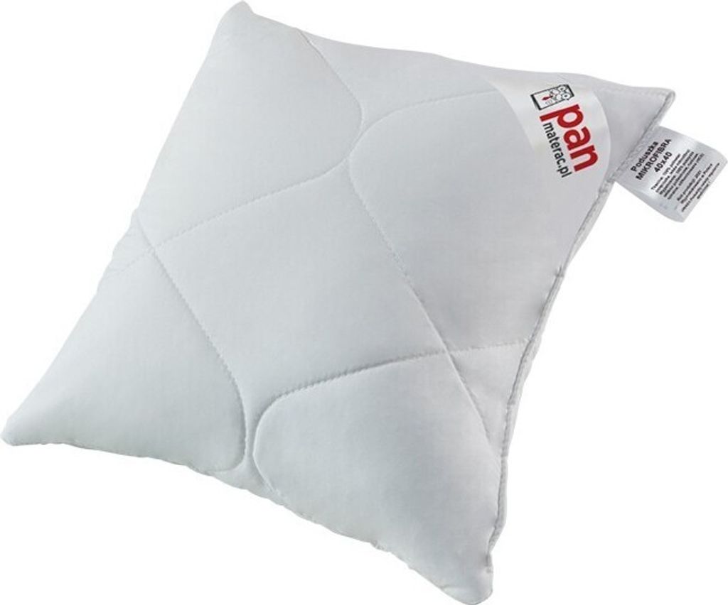 Kopfkissen 40x40 MIKROFIBRA der Marke MR MATTRESS, zum Schlafen, Synthetikfüllung