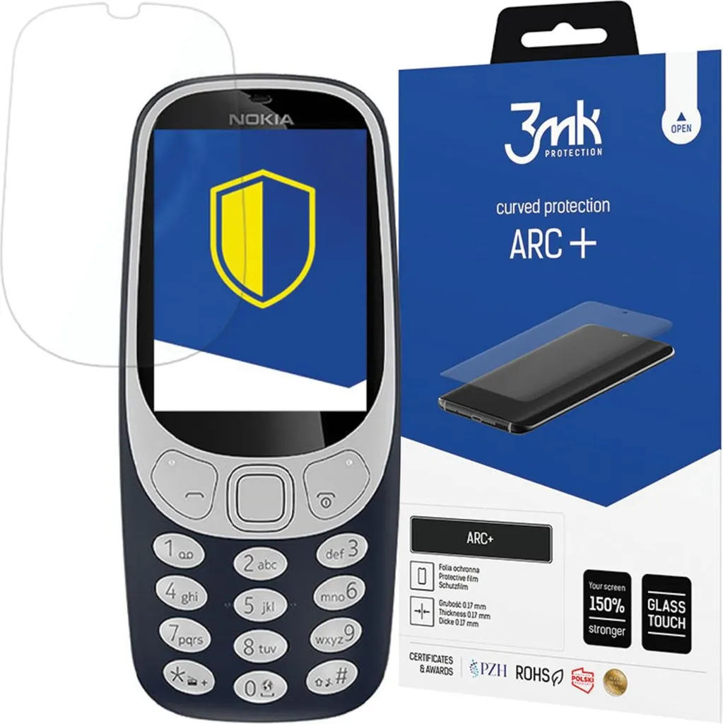 3mk Arc+ Pellicola Protettiva Nokia 3310 2017 Anti-Graffio Gel