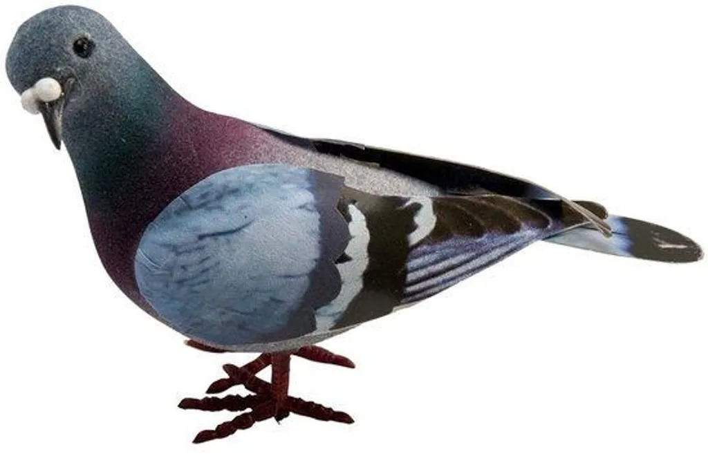 Mini Sculpture Oiseau en Mousse - Figurine Déco Jardin 10cm - Pack de 6