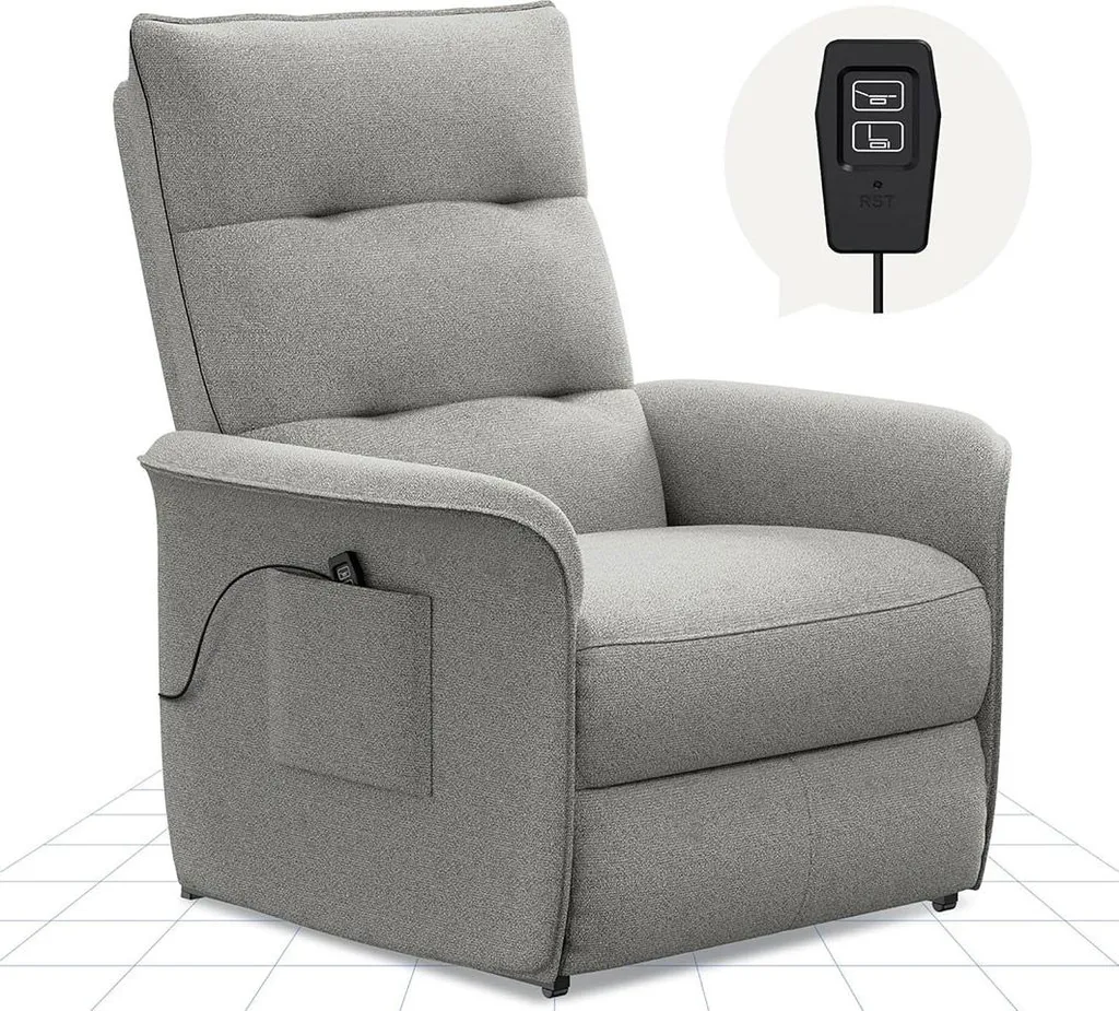 Fauteuil relax électrique contre le mal de dos inclinaison 155°