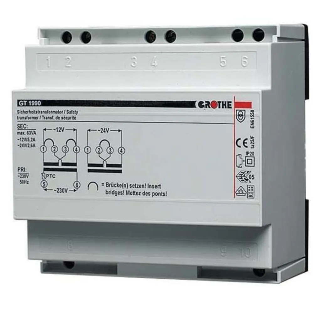 Transformateur de sécurité GROTHE 230V 12V 24V 32V pour tableau