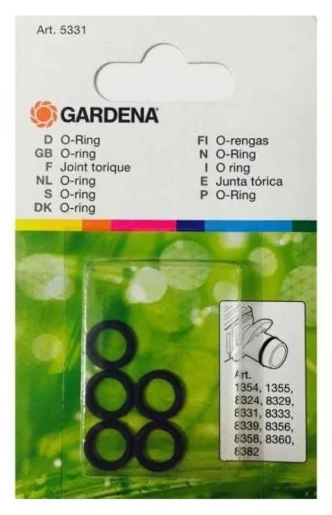 Lot de Rondelles Gardena 13mm Noir Image du produit 