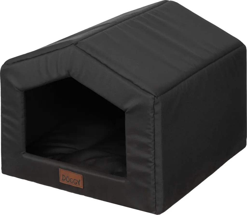 Cuccia per cani da interno con cuscino -46x50x29 cm- Morbida cuccia per cani in tessuto Oxford, idrorepellente, leggera e compatta | Doggy