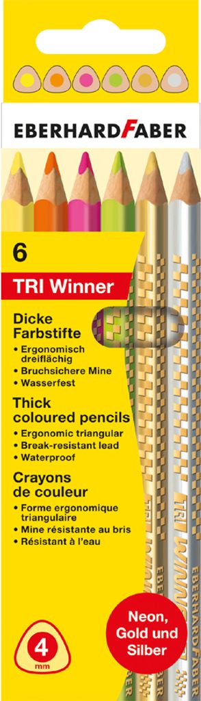 EBERHARD FABER Trojhranná farebná ceruzka TRI Winner 4,0 mm Obrázok produktu 