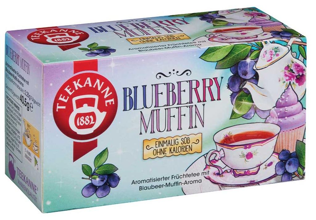 TEEKANNE 7178 Teekanne Blueb. Muffin 18 Btl Immagine del prodotto 