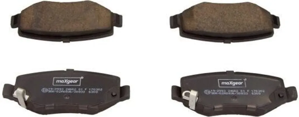 Plaquettes de frein arrière pour conduite urbaine et Off-Road JK