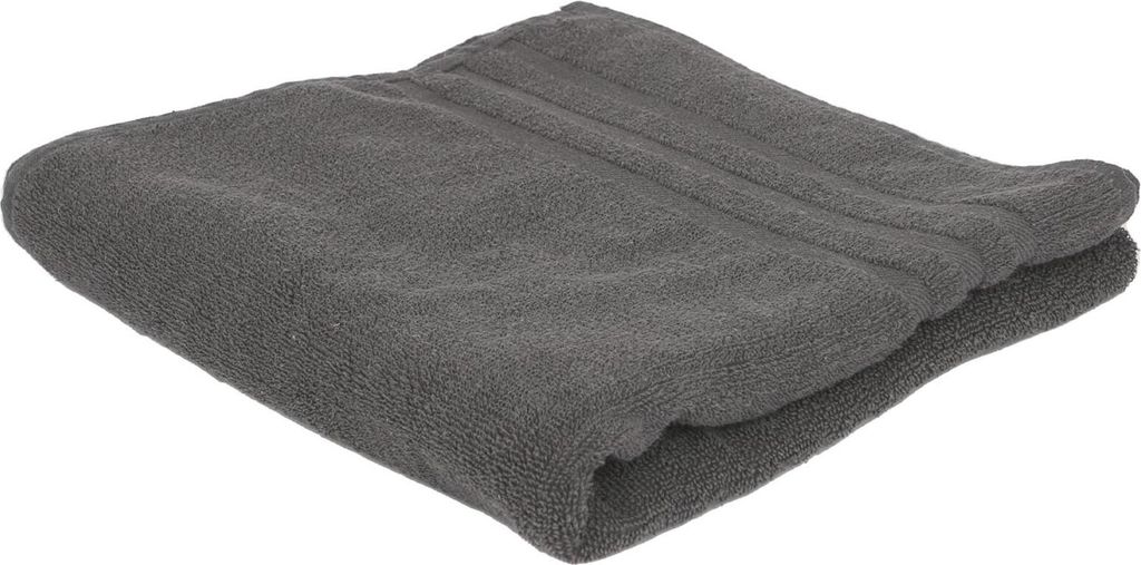 Nicola Spring Badetuch aus Baumwolle – 135 cm x 70 cm – Anthrazit