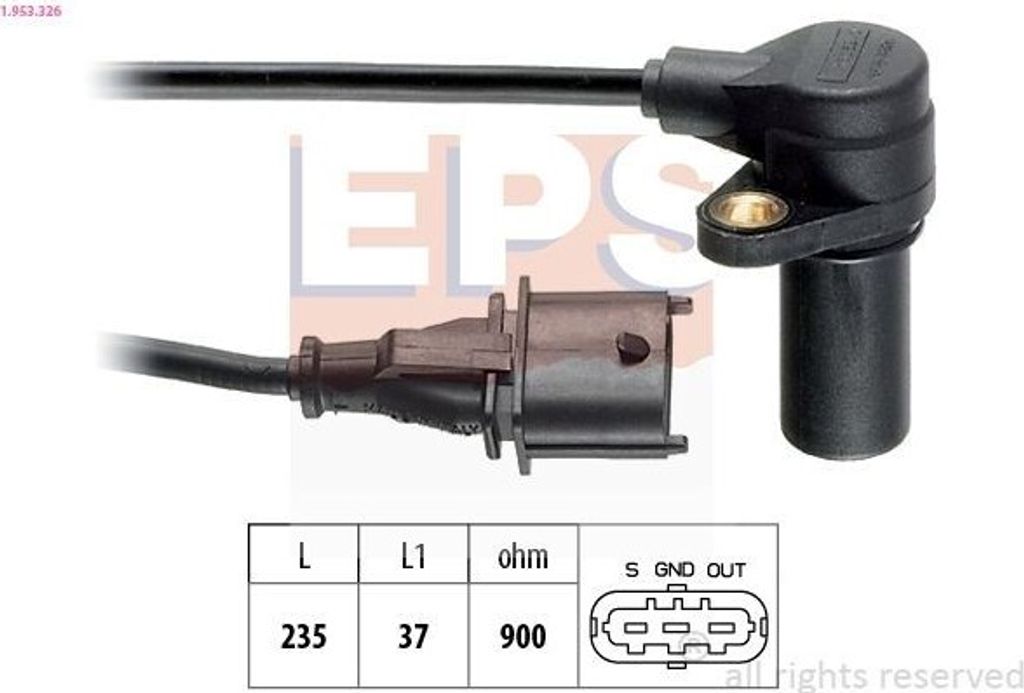 EPS 1.953.326 Kurbelwellensensor Impulsgeber für OPEL Astra H Caravan (A04)