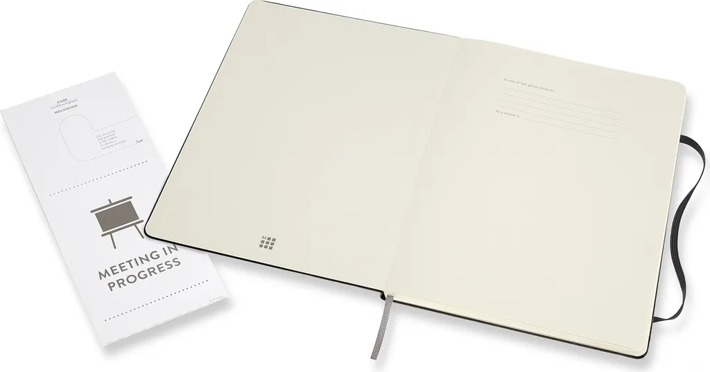 Moleskine Carnet de Notes Professionnel XL Noir à Couverture Rigide Chic