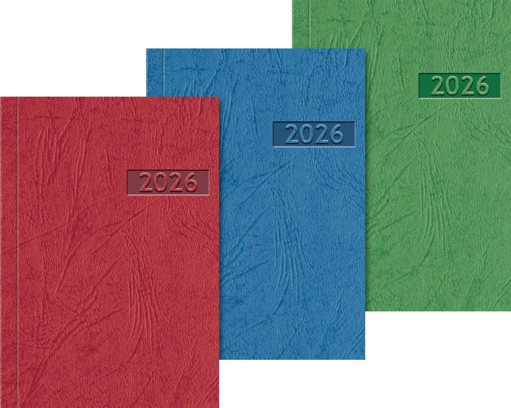 BRUNNEN Taschenkalender 2026 - A7 -1 Woche = 2 Seiten - Produktbild 