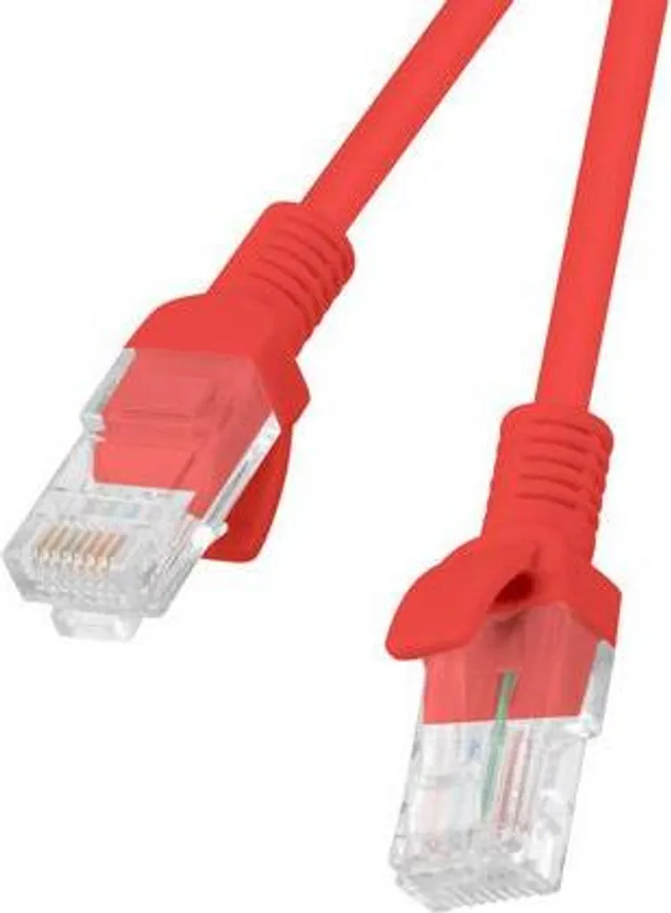 Offerta Cavo Rete Lanberg Rosso 0,5m Cat5e STP - Alta Velocità Gigabit