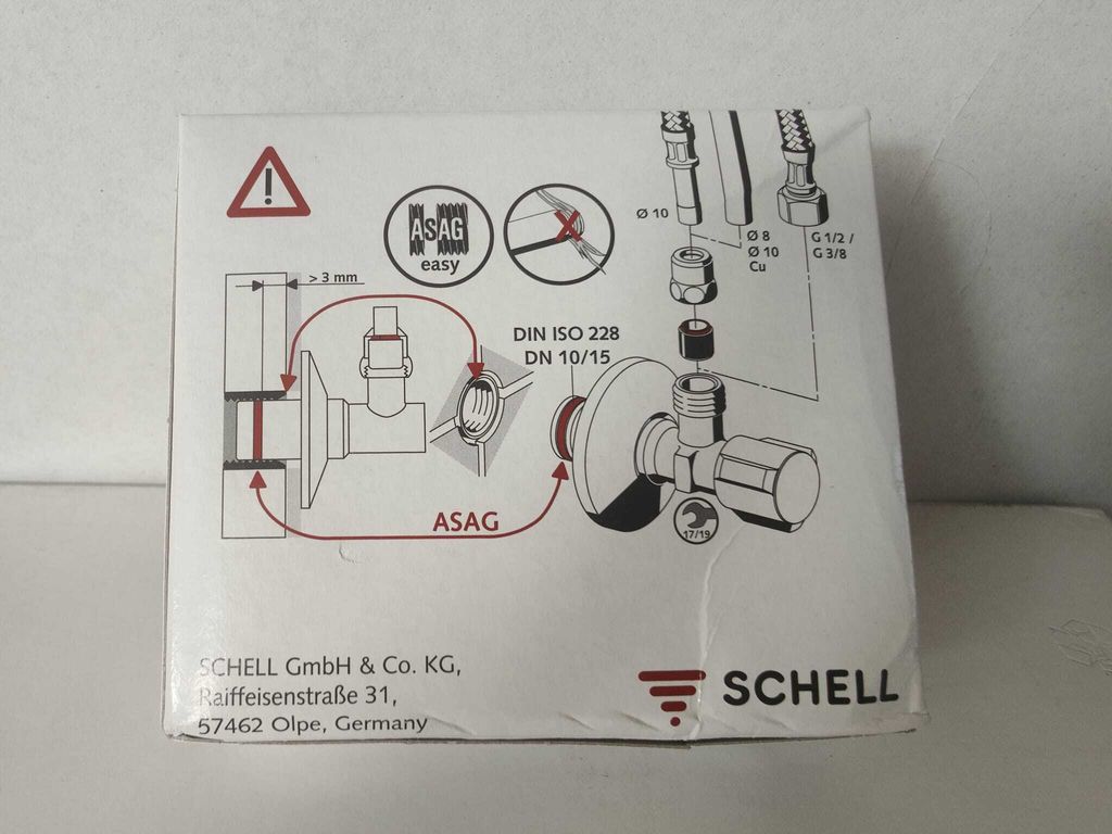 Schell Eckregulierventil COMFORT chrom, mit ASAG 1/2" x Produktbild 11