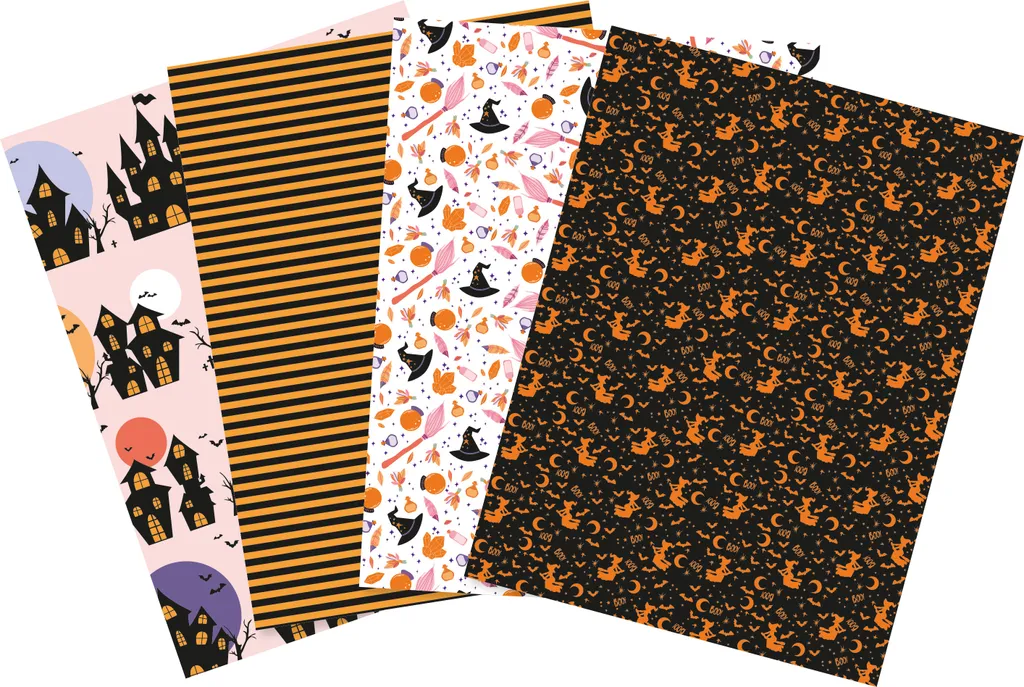 Décopatch Hot Foil Halloween - Papier de Soie 20g/m² Format 30x40