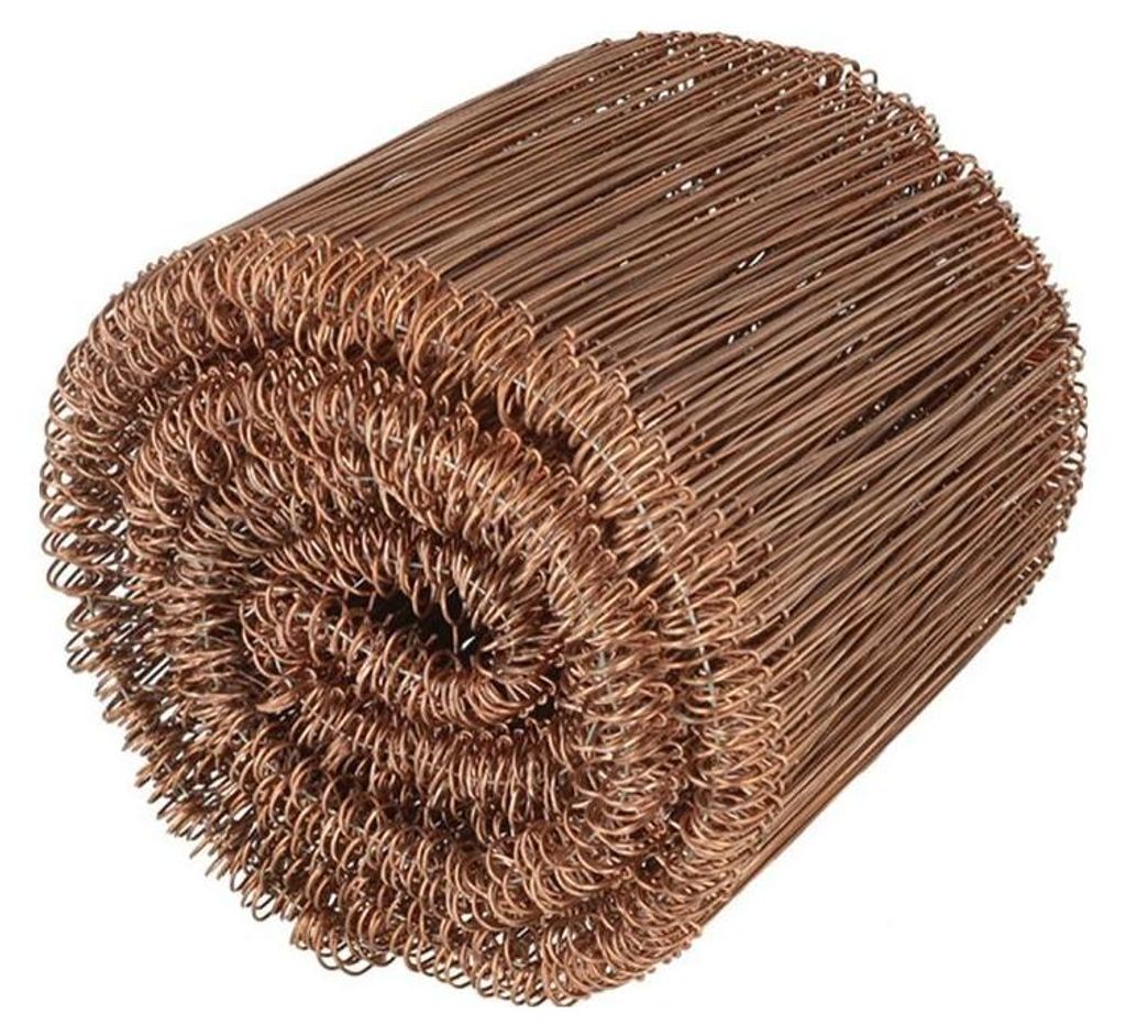 Betonbindedraht D.1mm L.160mm dop.· verkupfert H+R