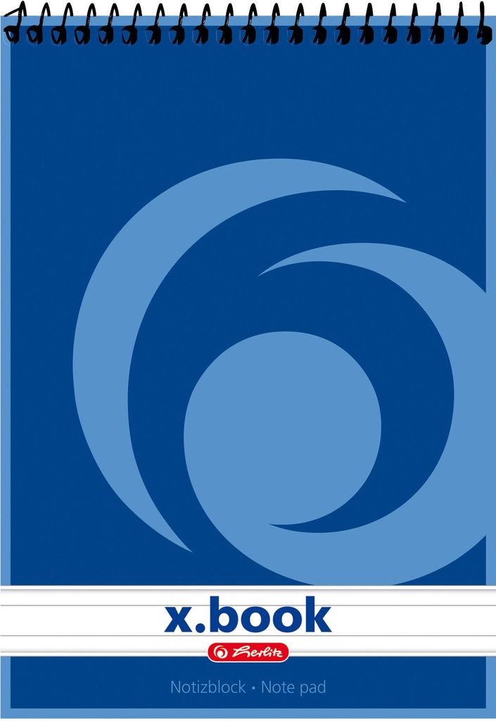 notatnik spiralny herlitz x.book, DIN A5, 50 kartek, w Zdjęcie produktu 