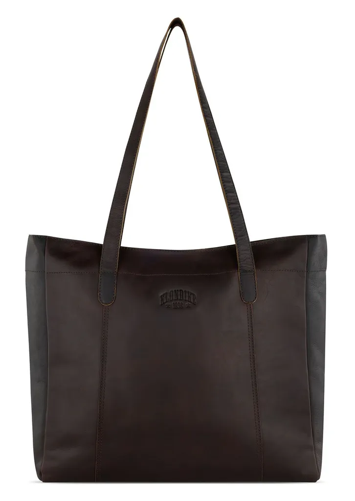 Sac de Cours et Travail en Cuir Marron Klondike 1896 Rush Rachel Pratique