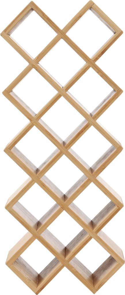Gewürzregal Küchenregal Gewürzständer BAMBOU Holz 42x17cm Produktbild 3