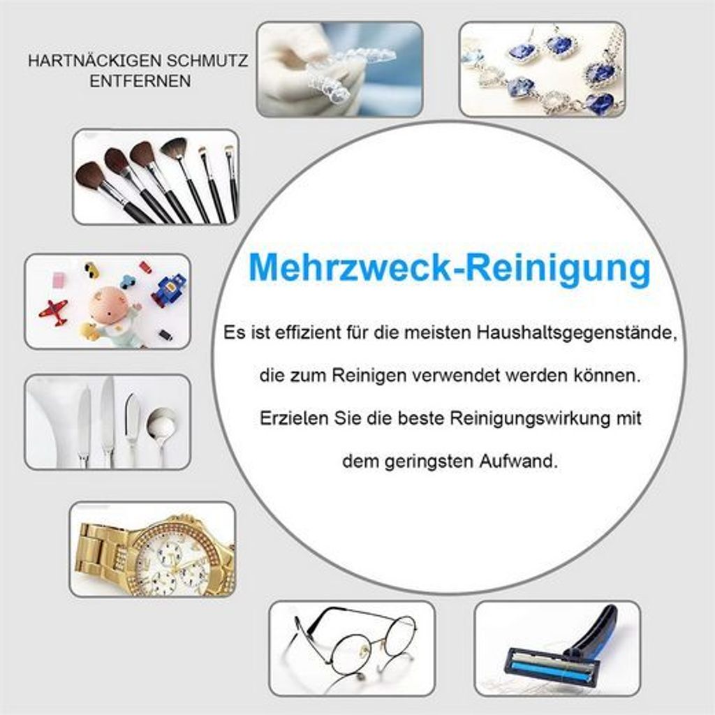 Ultraschallreiniger 350 ml Ultraschallreiniger, 45kHz, 3 Produktbild 7