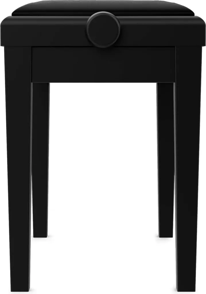 Banc de piano noir réglable - Dites adieu au mal de dos au piano en bois