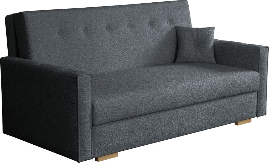 MIRJAN24 Schlafsofa Viva Sonic IV, Couch mit Schlaffunktion und Bettkasten, 4-Sitzer (Farbe: Coral 80)