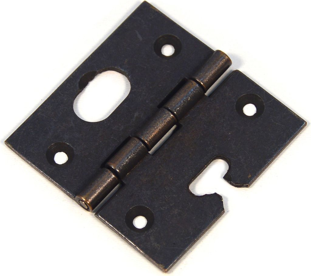 2 Stück IHC Klapp Hinten Scharnier Wohnmöbel Schrank Tür-Scharnier Bronze Höhe: 50mm